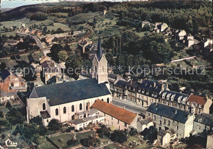 Beauraing Eglise Vue aerienne
