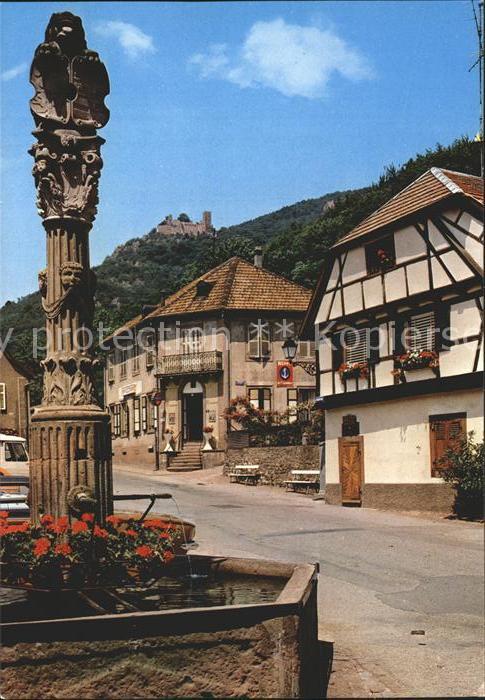 Ribeauville Haut Rhin Elsass Vieille Fontaine Place de la Republique
