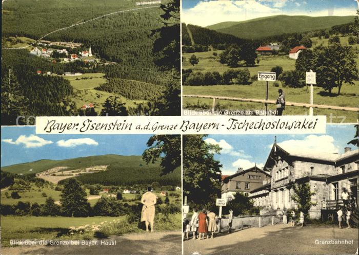 Bayerisch Eisenstein Total Grenzblick am Bahnhof Grenzbahnhof