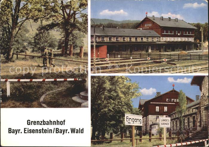 Bayerisch Eisenstein Grenze Grenzbahnhof