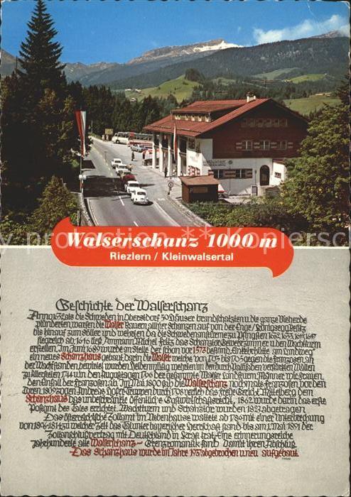 Riezlern Kleinwalsertal Vorarlberg Gasthof Walserschanz
