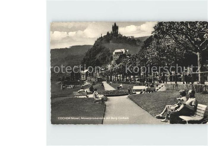 Cochem Mosel Moselpromenade Burg