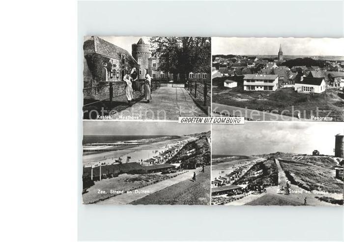 Domburg Kasteel Westhove Strand Zee