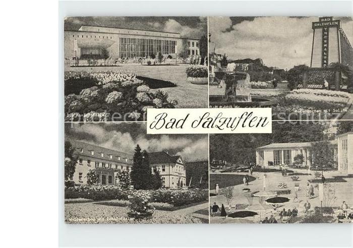 Bad Salzuflen Rosengarten Saline Wandelhalle Konzerthalle