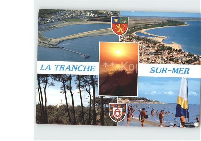 La Tranche-sur-Mer Strand Fliegeraufnahme