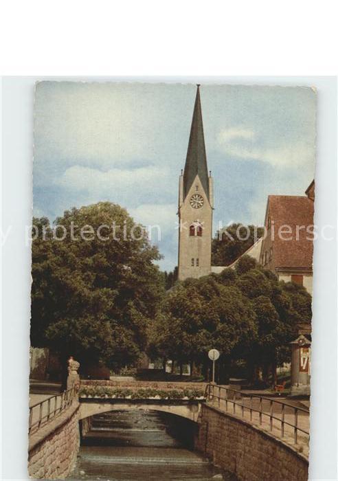 Weiler Allgaeu Kirche Bruecke