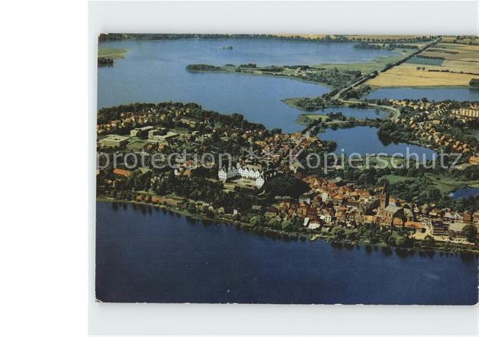 Ploen See Schloss Kirche Fliegeraufnahme