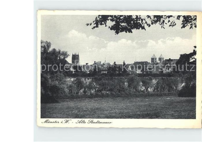 Muenster Westfalen Alte Stadtmauer