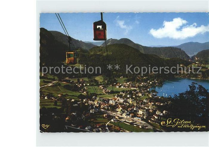 St Gilgen Salzkammergut Gondelbahn Zwoelferhorn