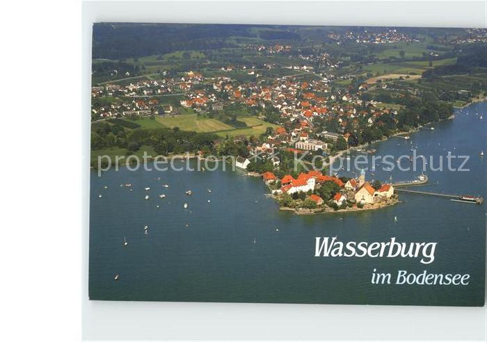 Wasserburg Bodensee Fliegeraufnahme