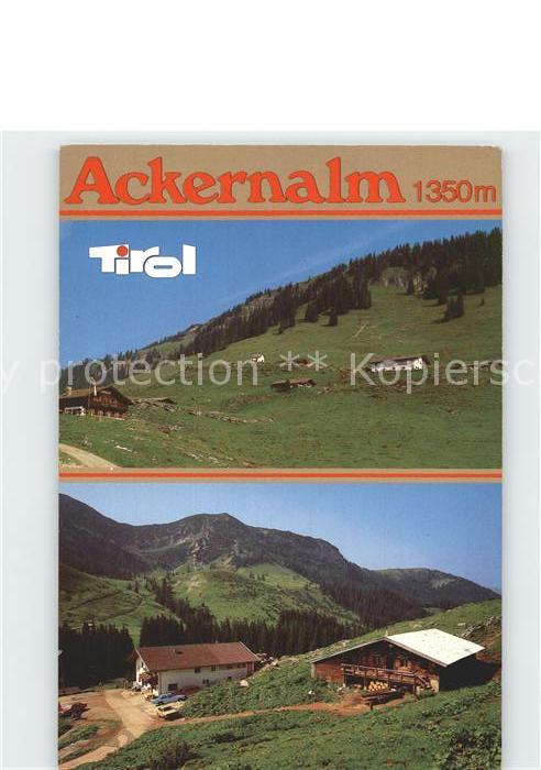 Landl Thiersee Berggasthof Ackernalm Grabenbergalm