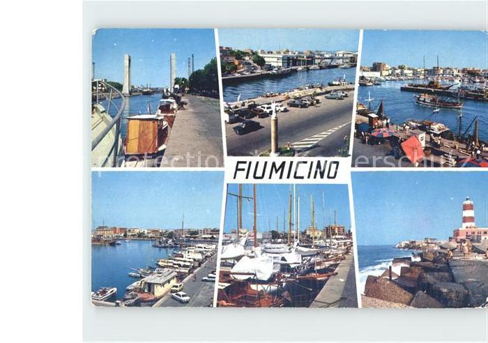 Fiumicino Hafen Leutturm