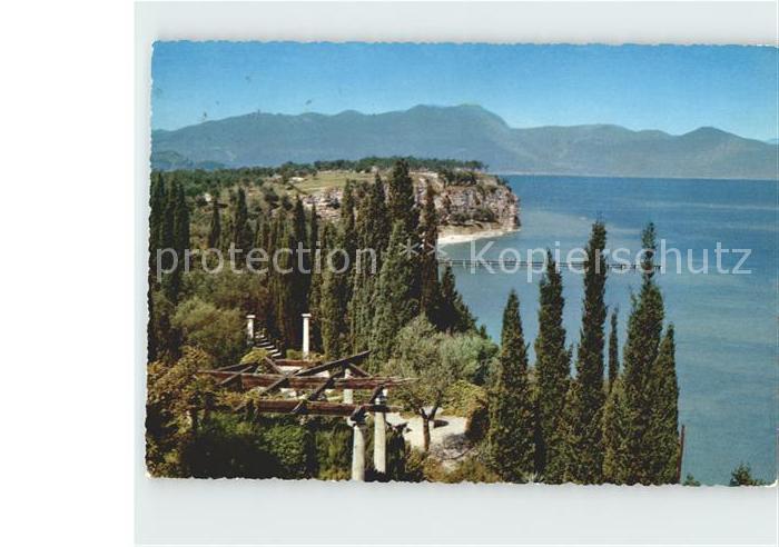 Sirmione Lago di Garda Felsenriff Villa Cortine