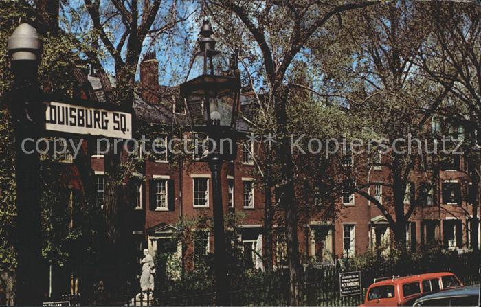 Boston Massachusetts Famous Louisburg Square