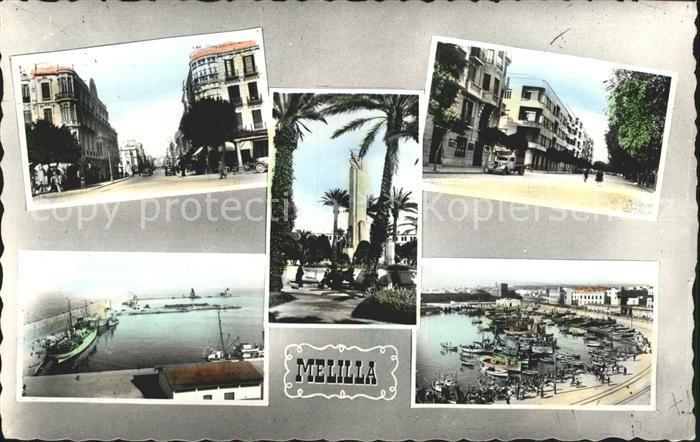 Melilla Hafen Boote Gebaeude