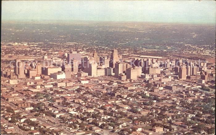 Houston  Texas USA Fliegeraufnahme