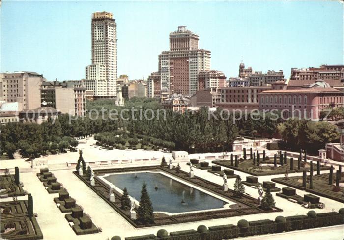 Madrid Spain Sabatini gardens