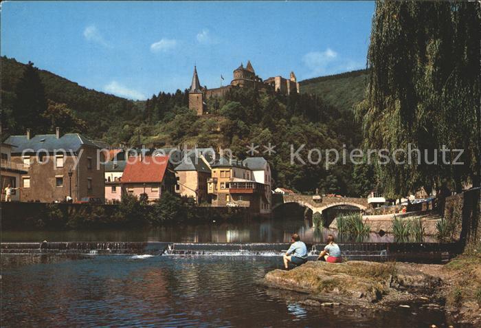 Vianden Pittoresque Vallee Our Chateau Hockelstaur Pont Our