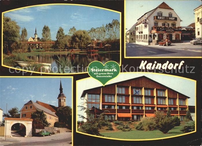 Kaindorf Huegelland Rasthof Kirche