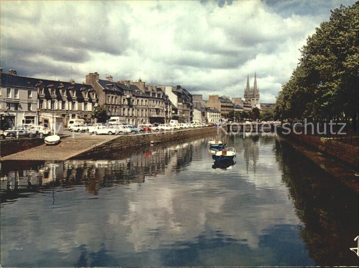 Quimper Odet maree haute