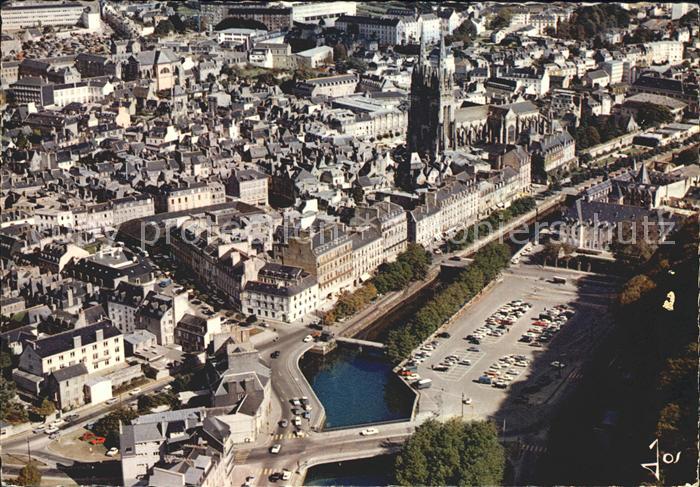 Quimper Quai Odet cathedrale