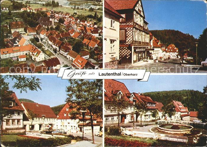 Lautenthal Harz Fliegeraufnahme Gebaeude
