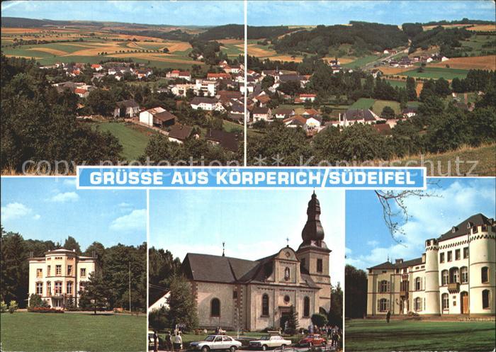 Koerperich Eifel Kirche Schloss