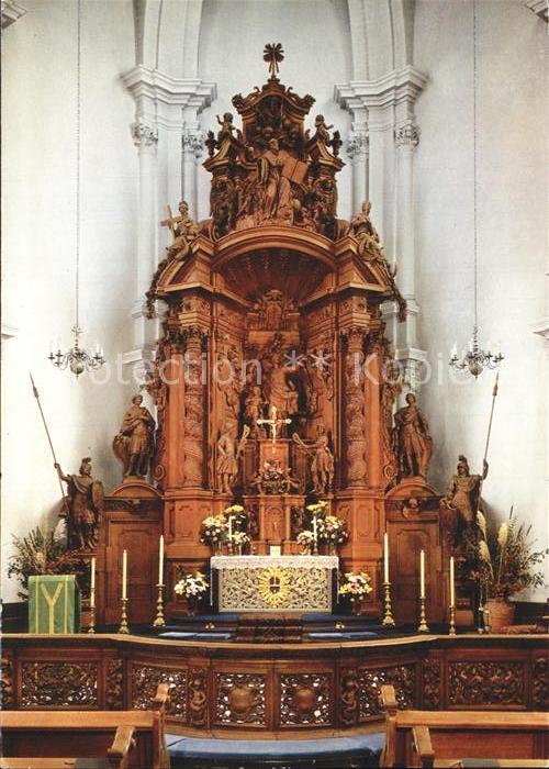 Koeln Rhein Innenraum Kirche St. Maria Kupfergasse