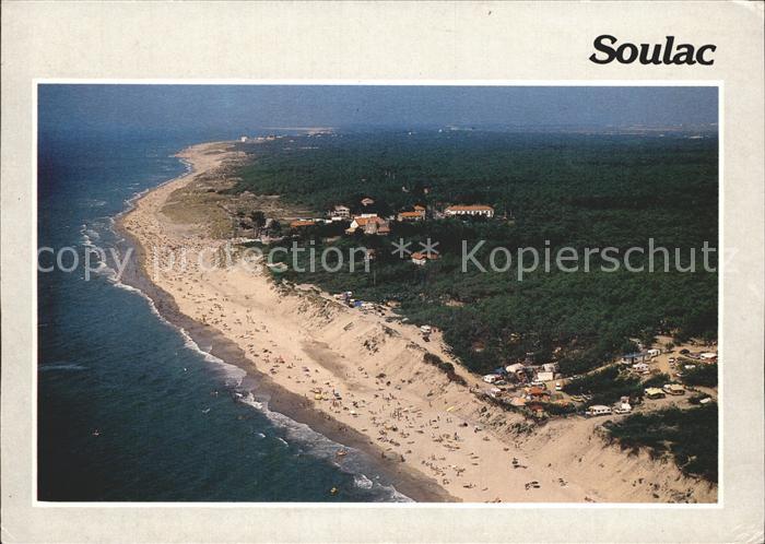 Soulac-sur-Mer Fliegeraufnahme Plage centrale