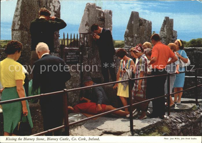 Blarney Castle Kissing Blarney Stone