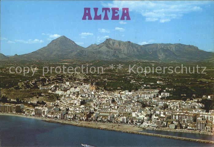 Altea Fliegeraufnahme