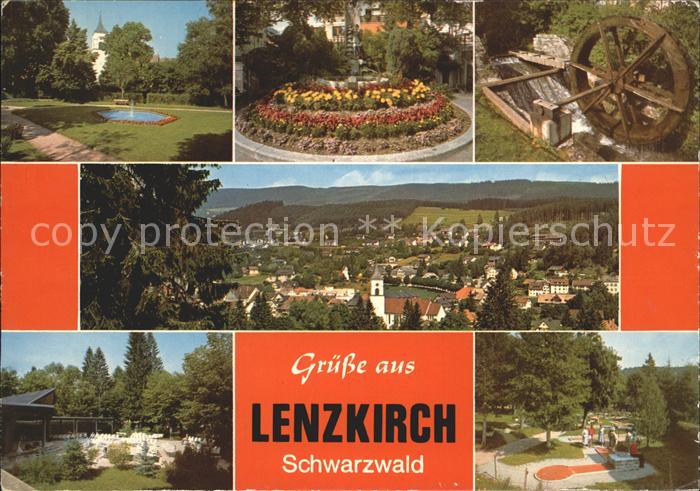 Lenzkirch Hochschwarzwald BW Park Wasserrad