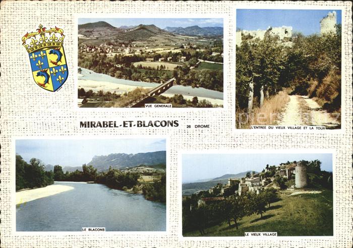 Mirabel-et-Blacons Blacons Vieux Village Entree