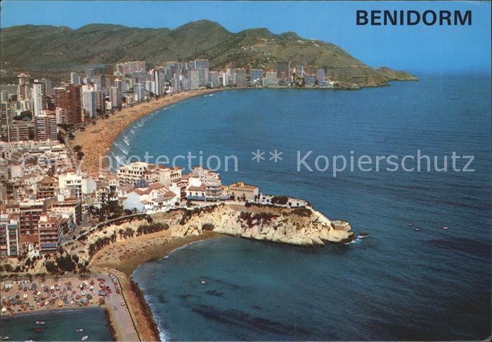Benidorm Fliegeraufnahme