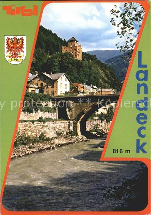 Landeck Tirol Bruecke Schloss