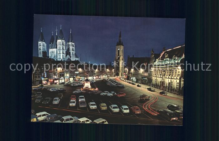 Tournai Hainaut Grand Place Cathedrale et Beffroi