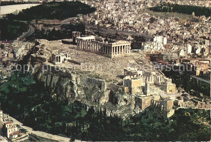 Athen Griechenland Fliegeraufnahme Akropolis