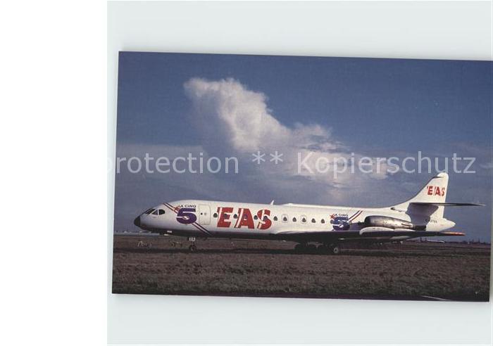 Flugzeuge Zivil EAS LA 5 Aerospatiale SE210 Caravelle 1