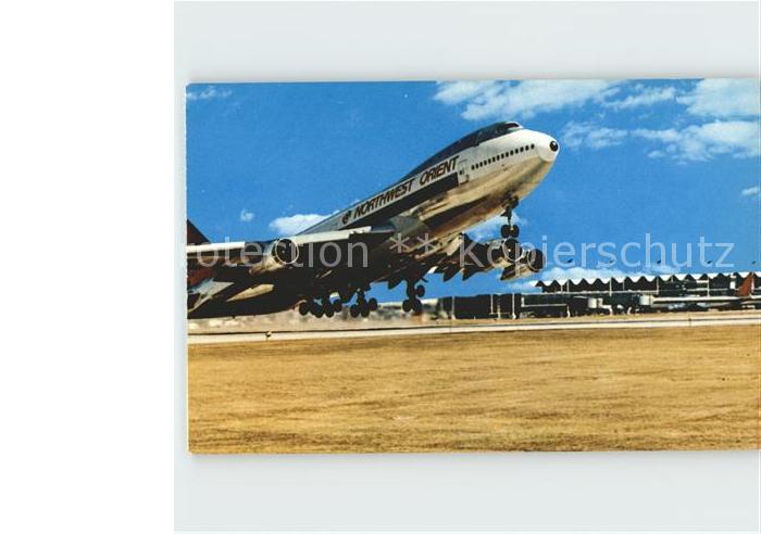 Flugzeuge Zivil Northwest Airlines Boeing 747 Jumbo Jet