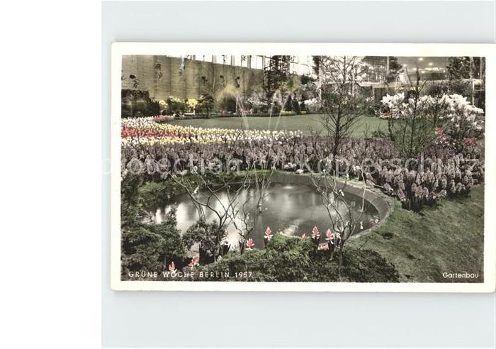 Gartenbauaustellung Gruene Woche Berlin 1957