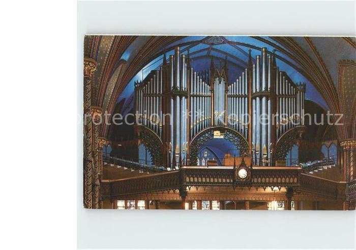 Kirchenorgel Montreal Quebec Basilique Notre Dame