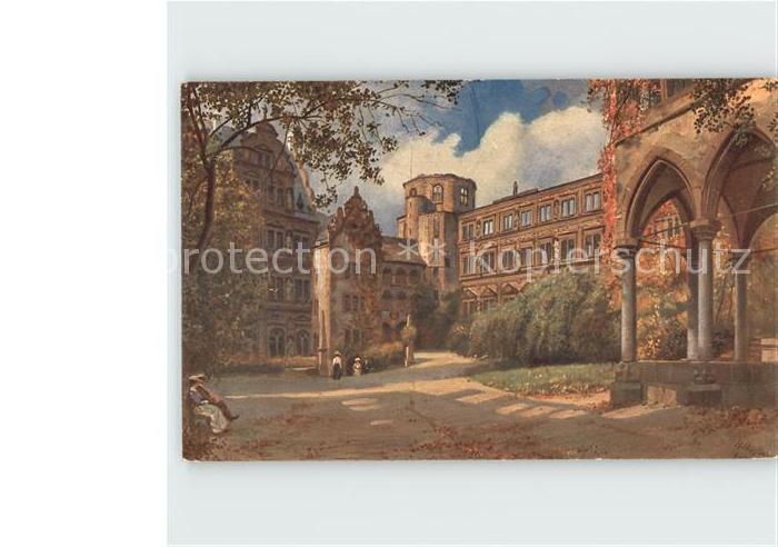 Hoffmann Heinrich Heidelberg Schlosshof