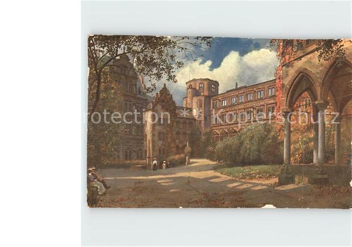 Hoffmann Heinrich Heidelberg Schlosshof