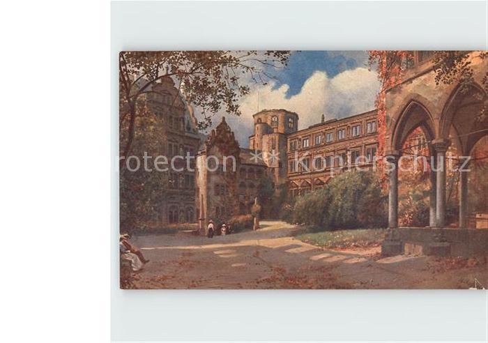 Hoffmann Heinrich Heidelberg Schlosshof