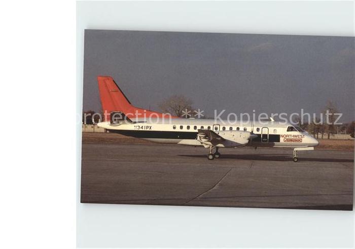 Flugzeuge Zivil Northwest Airlink Express Airlines I Saab SF340A
