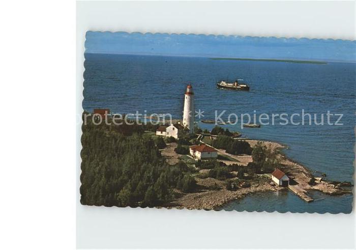 Leuchtturm Lighthouse Cove Island Light S.S. Norisle Canada