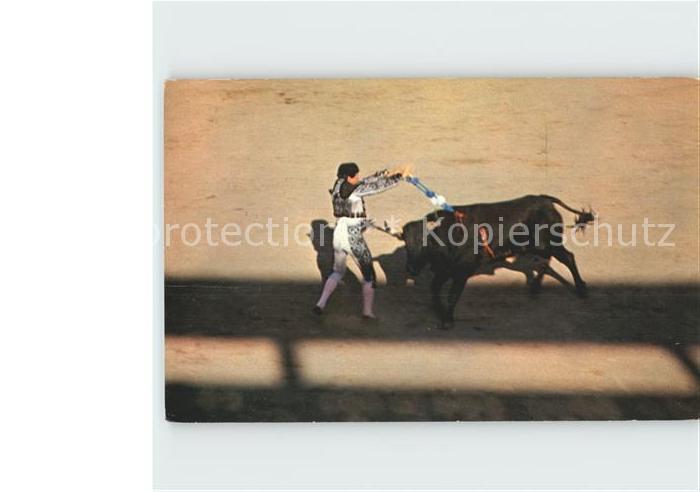 Stierkampf Bullfight Old Mexico Banderillas