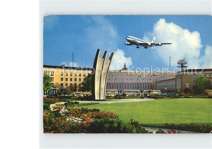 Flugzeuge Zivil Berlin Flughafen Tempelhof Luftbrueckendenkmal