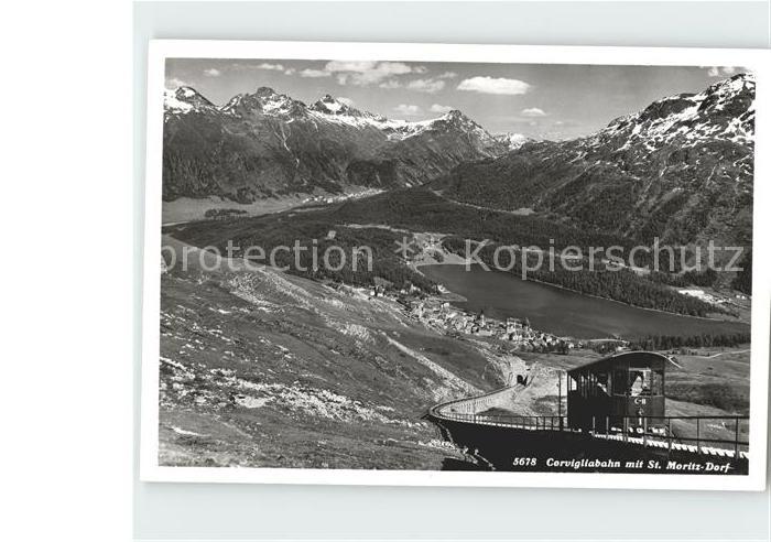 Zahnradbahn Corvigliabahn St. Moritz-Dorf
