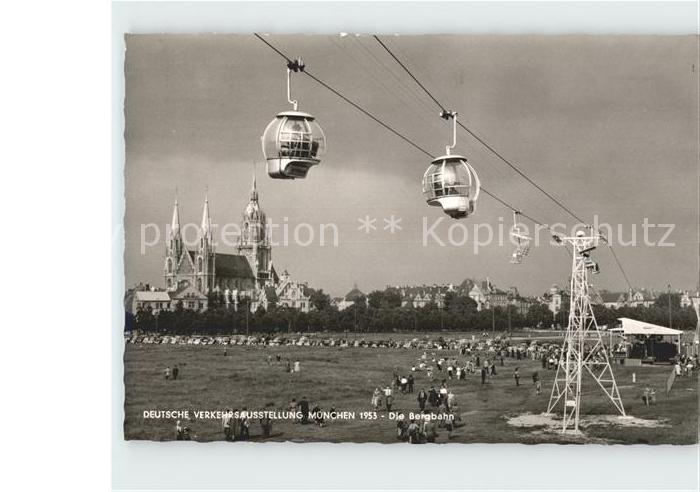 Ausstellung Deutsche Verkehrsausstellung Muenchen Seilbahn